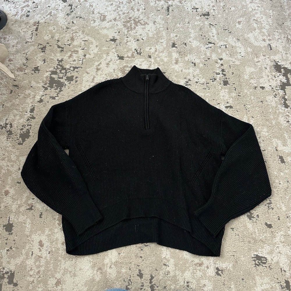 French Connection Quarter Zip Sweater Size Medium